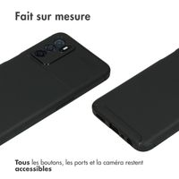 imoshion Coque silicone Carbon Oppo A16(s) / A54s - Noir