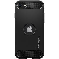Spigen Coque Rugged Armor Apple iPhone SE (2022 / 2020) - Noir