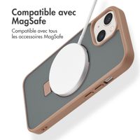 Accezz Coque Ring Stand avec MagSafe iPhone 13 - Brown