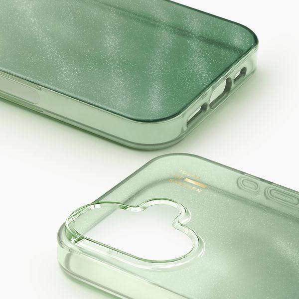 iDeal of Sweden Coque Clear MagSafe Apple iPhone 16 - Sage Green
