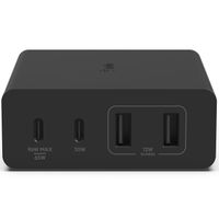 Belkin ﻿Adaptateur Boost↑Charge™ GaN Pro 4 ports - USB -A (2x) et USB-C (2x) - 108 W - Noir