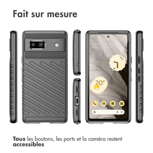 imoshion Coque arrière Thunder Google Pixel 7a - Noir