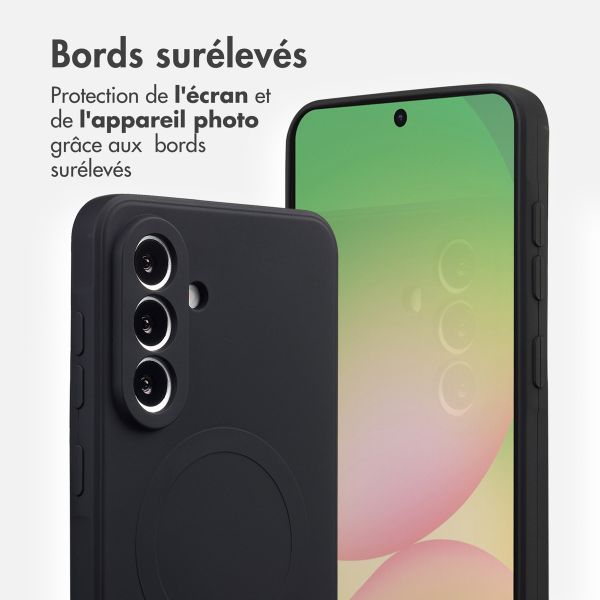 imoshion Coque Couleur avec MagSafe Samsung Galaxy A56 - Noir