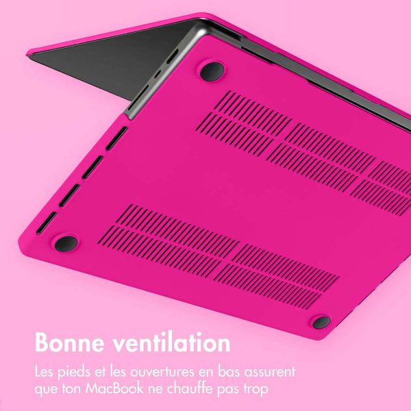 imoshion Coque rigide Apple MacBook Air 15 pouces (2023 / 2024 M3 chip / 2025 M4 chip) - Hot Pink