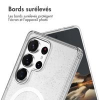 imoshion Coque Pailletée avec MagSafe Samsung Galaxy S25 Ultra - Paillettes Transparent