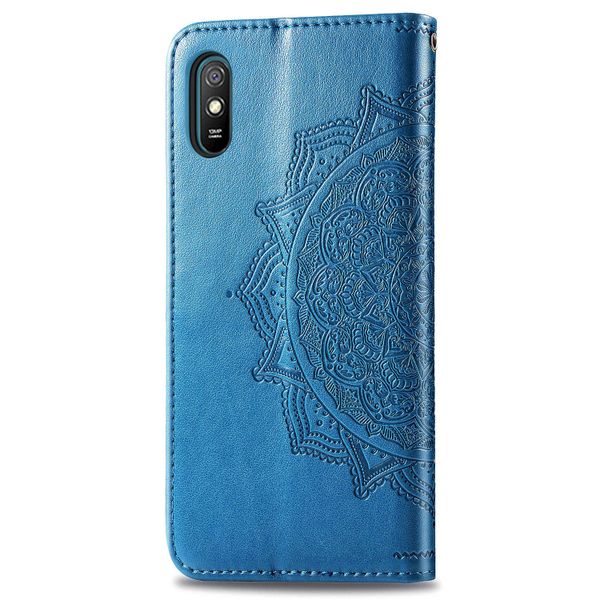 Etui de téléphone portefeuille Mandala Xiaomi Redmi 9A