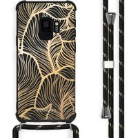 imoshion Coque Design avec cordon Samsung Galaxy S9 - Golden Leaves