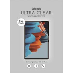 Selencia Protection d'écran Duo Pack Samsung Galaxy Tab S9 FE Plus / Tab S9 Plus / S8 Plus / S7 Plus / Tab S7 FE 5G