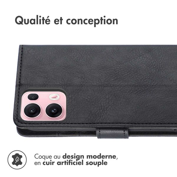 imoshion Étui de télephone portefeuille Oppo Reno 13 Pro - Noir
