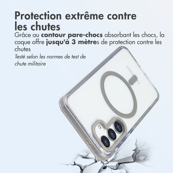 imoshion Coque Combat MagSafe Samsung Galaxy S25 - Gris
