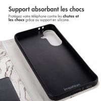 imoshion Étui de télephone portefeuille Design Samsung Galaxy A37 (5G) - Sandy Marble