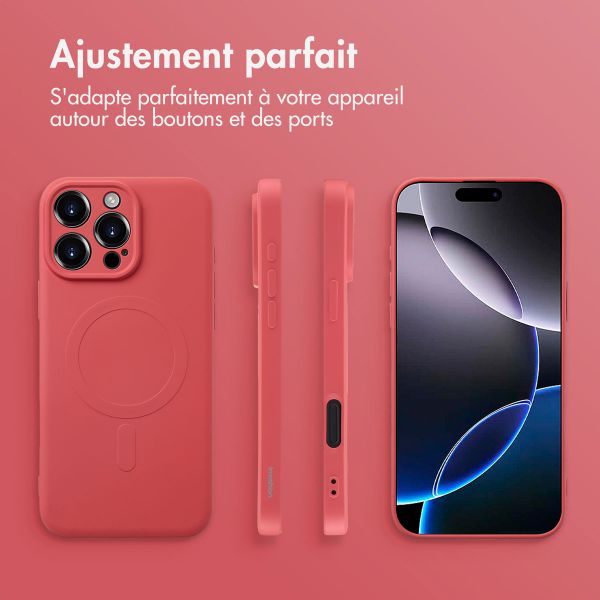 imoshion Coque Couleur avec MagSafe Apple iPhone 16 Pro Max - Dusty Rose