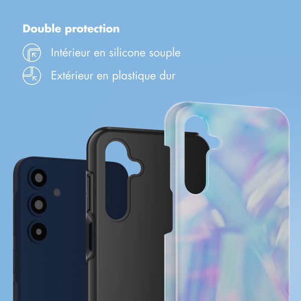 Selencia Coque arrière Vivid Samsung Galaxy A16 - Holographic Blue Dream