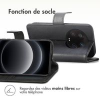 imoshion Étui de télephone portefeuille de luxe Xiaomi 14 Ultra - Noir