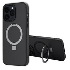 Accezz Coque Ring Stand avec MagSafe Apple iPhone 14 Pro Max - Noir