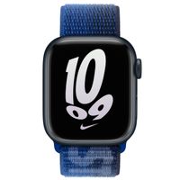Apple Bracelet Nike Sport Loop Apple Watch Series 1 t/m 9 / SE (38/40/41 mm) | Series 10 / 11 (42 mm) - Game Royal / Midnight Navy