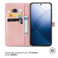 imoshion Etui de télephone Mandala Xiaomi 14T - Rose Doré