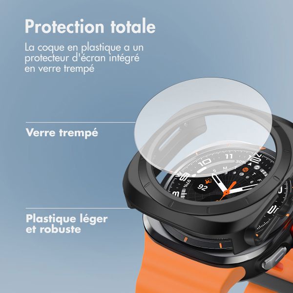 imoshion Coque rigide à couverture complète Samsung Galaxy Watch Ultra (2024/2025) - Noir