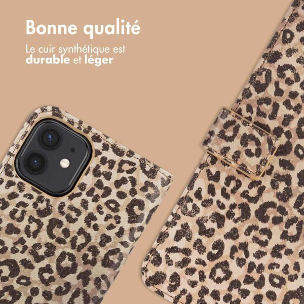 imoshion Étui de télephone portefeuille Design Apple iPhone 11 - Leopard Mood