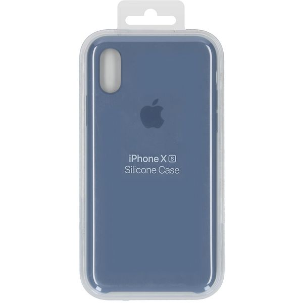 Apple Coque en silicone Apple iPhone Xs / X - Lavender Gray