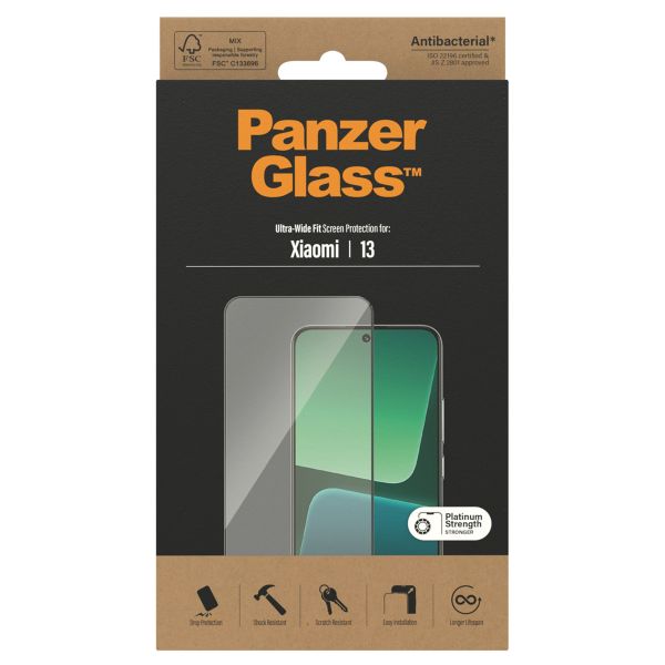 PanzerGlass Protection d'écran Ultra-Wide Fit Anti-bactérienne Xiaomi 13 / 14