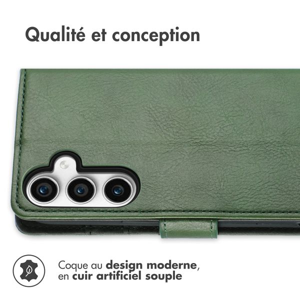 imoshion Étui de télephone portefeuille Samsung Galaxy S23 FE - Vert