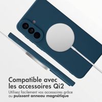 imoshion Coque Couleur avec MagSafe Samsung Galaxy A57 (5G) - Bleu foncé