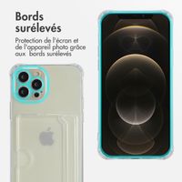 imoshion Coque silicone avec porte-cartes Apple iPhone 12 Pro - Transparent