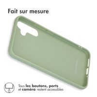 imoshion Coque Couleur Samsung Galaxy A34 (5G) - Olive Green