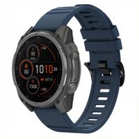 imoshion Bracelet QuickFit® Stripe en silicone  - Connexion Garmin 22 mm - Bleu foncé