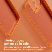 imoshion Coque Couleur avec MagSafe Apple iPhone 15 Pro - Neon Orange
