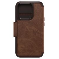 OtterBox Étui de télephone portefeuille Strada MagSafe Apple iPhone 15 Pro - Marron