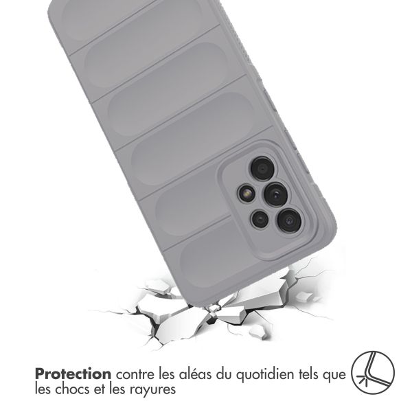 imoshion Coque arrière EasyGrip Samsung Galaxy A52(s) (5G/4G) - Gris