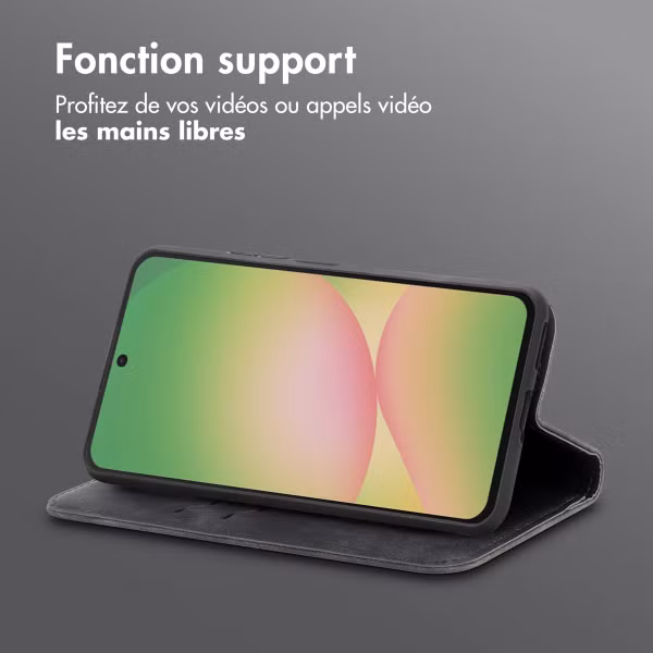 imoshion Étui de téléphone portefeuille Slim Samsung Galaxy A56 - Noir