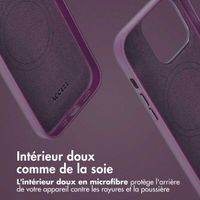 Accezz Étui de téléphone portefeuille en cuir 2-en-1 avec MagSafe Apple iPhone 14 Pro - Heath Purple