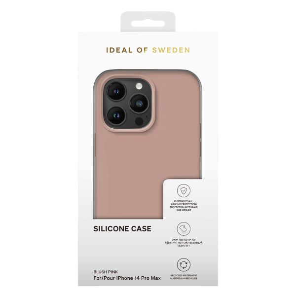 iDeal of Sweden Coque Silicone iPhone 14 Pro Max - Blush Pink