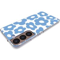 imoshion Coque Design Samsung Galaxy S22 - Retro Blue Flowers