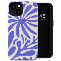 Selencia Coque arrière Vivid Apple iPhone 13 - Modern Bloom Sapphire Blue