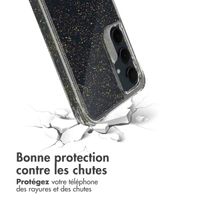 imoshion Coque arrière transparente Pailletée Samsung Galaxy A35 - Doré