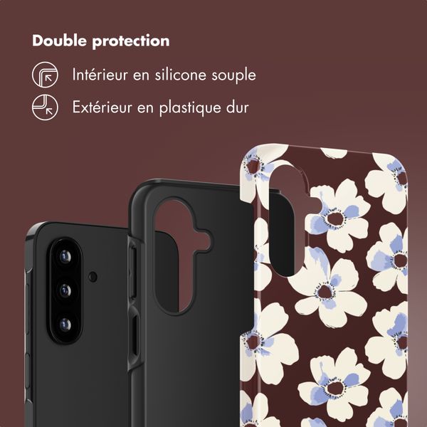 Selencia Coque arrière Vivid Samsung Galaxy A17 - Choco Flower Pop
