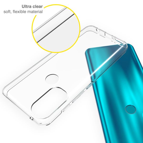 Accezz Coque Clear Motorola Moto G71 - Transparent