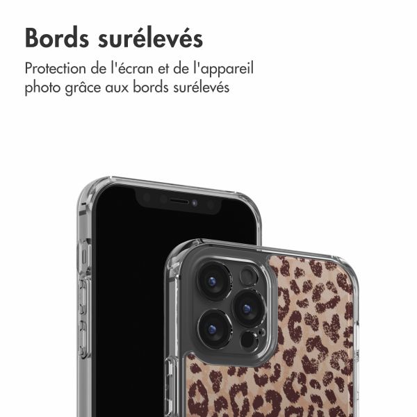 imoshion Coque Design Apple iPhone 12 (Pro) - Leopard Mood