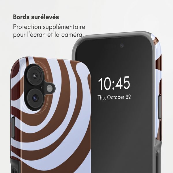 Selencia Coque arrière Vivid Apple iPhone 17 - Dream Swirl Chocolate