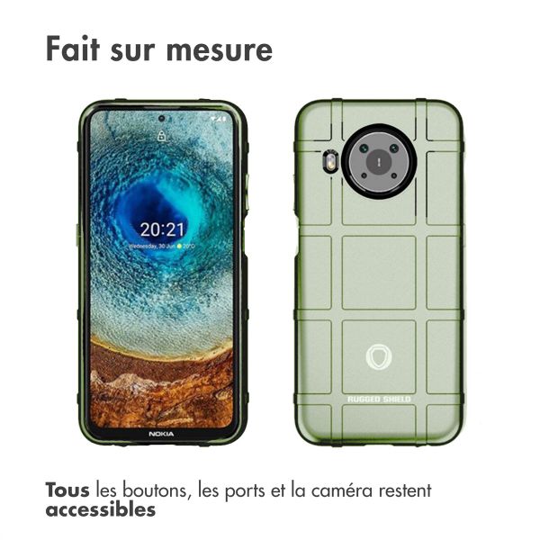 imoshion Coque Arrière Rugged Shield Nokia X10 / X20 - Vert