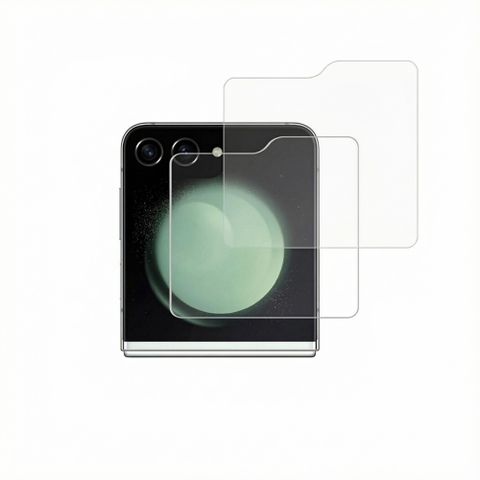 Accezz Protection d'écran en verre trempé 2-pack Samsung Galaxy Z Flip 5 / 6 / 7 FE