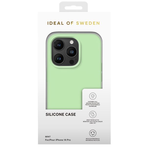 iDeal of Sweden Coque Silicone Apple iPhone 14 Pro - Mint