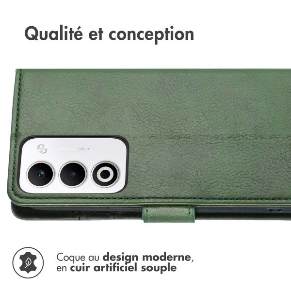imoshion Étui de télephone portefeuille Oppo A5 5G (2025) - Vert
