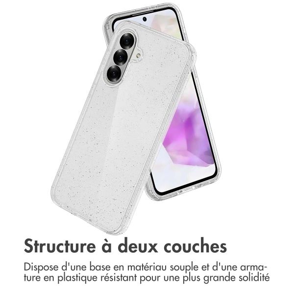 imoshion Coque Pailletée Samsung Galaxy A56 - Paillettes Transparent