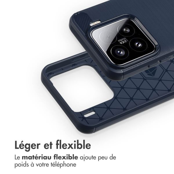 imoshion Coque Brushed Xiaomi 15 - Bleu foncé