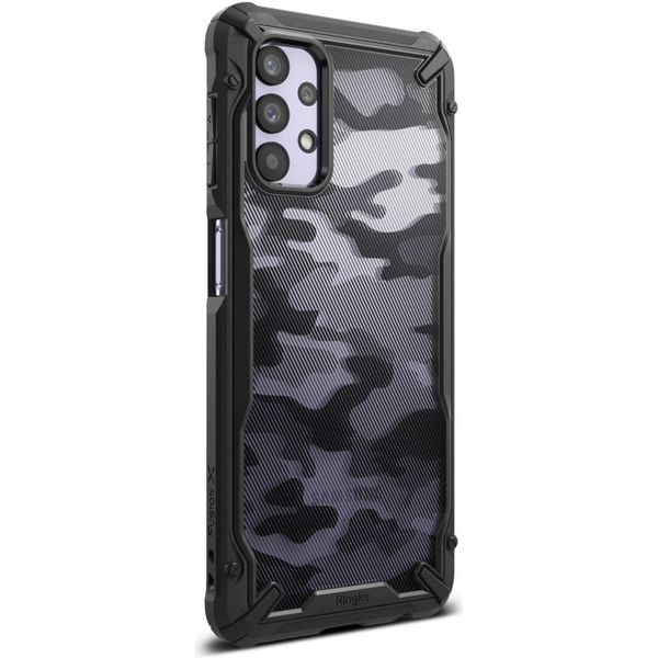 Ringke Coque Fusion X Samsung Galaxy A32 (5G) - Camo Noir